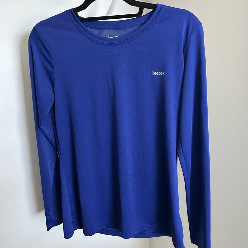 Reebok Royal Blue Crew Neck Top